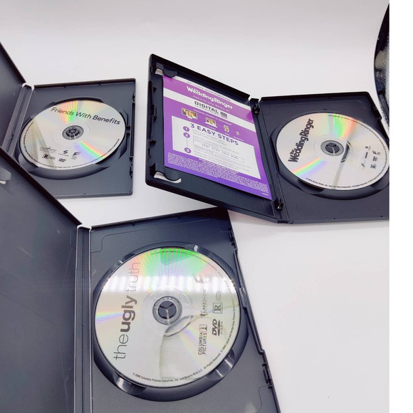 3 Movie Lot Dvd Romance Comedy The Wedding Ringer Ugly Truth Friends W/ Benefits - Picture 6 of 8